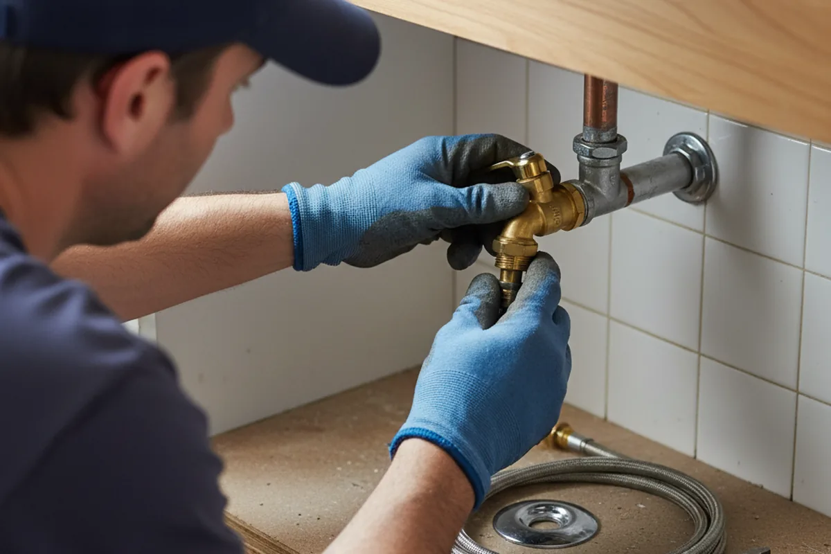Shutoff valve and fitting work during Repiping in Toledo